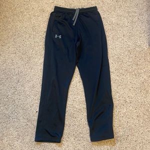Under Armour black coldgear fleece loose sweatpants (Men’s Small)